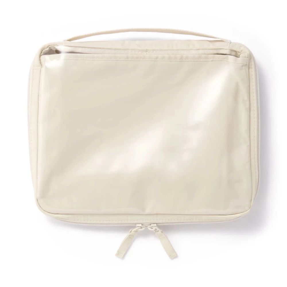 MUJI Collection Case A5 Wide Pocket-selectable Ivory NDG10A3A Storage Japan New - Picture 3 of 4